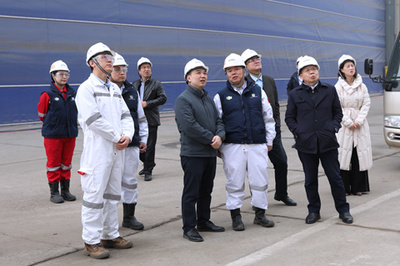 滨海新区区委常委张兴瑞一行莅临博迈科调研走访迈科机械